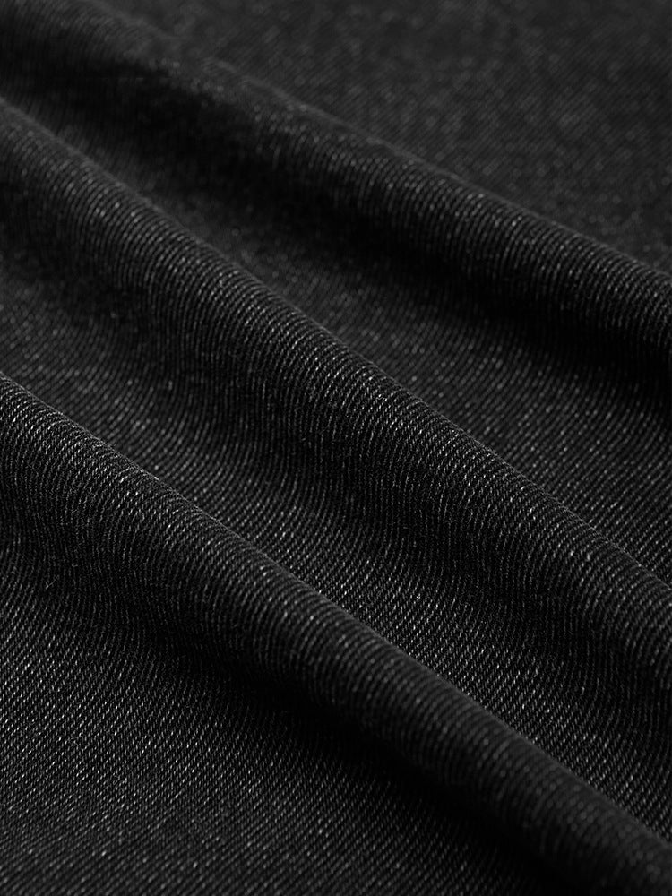 Men's Vintage Distressed Frayed Denim Jacket - Autumn/Winter New Arrival, Streetwear BF American Biker Style Outerwear