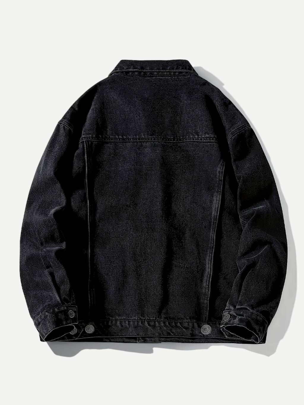 Men's American Retro Trendy Heavyweight Cargo Denim Jacket - Spring & Autumn Loose Oversized Casual Outerwear