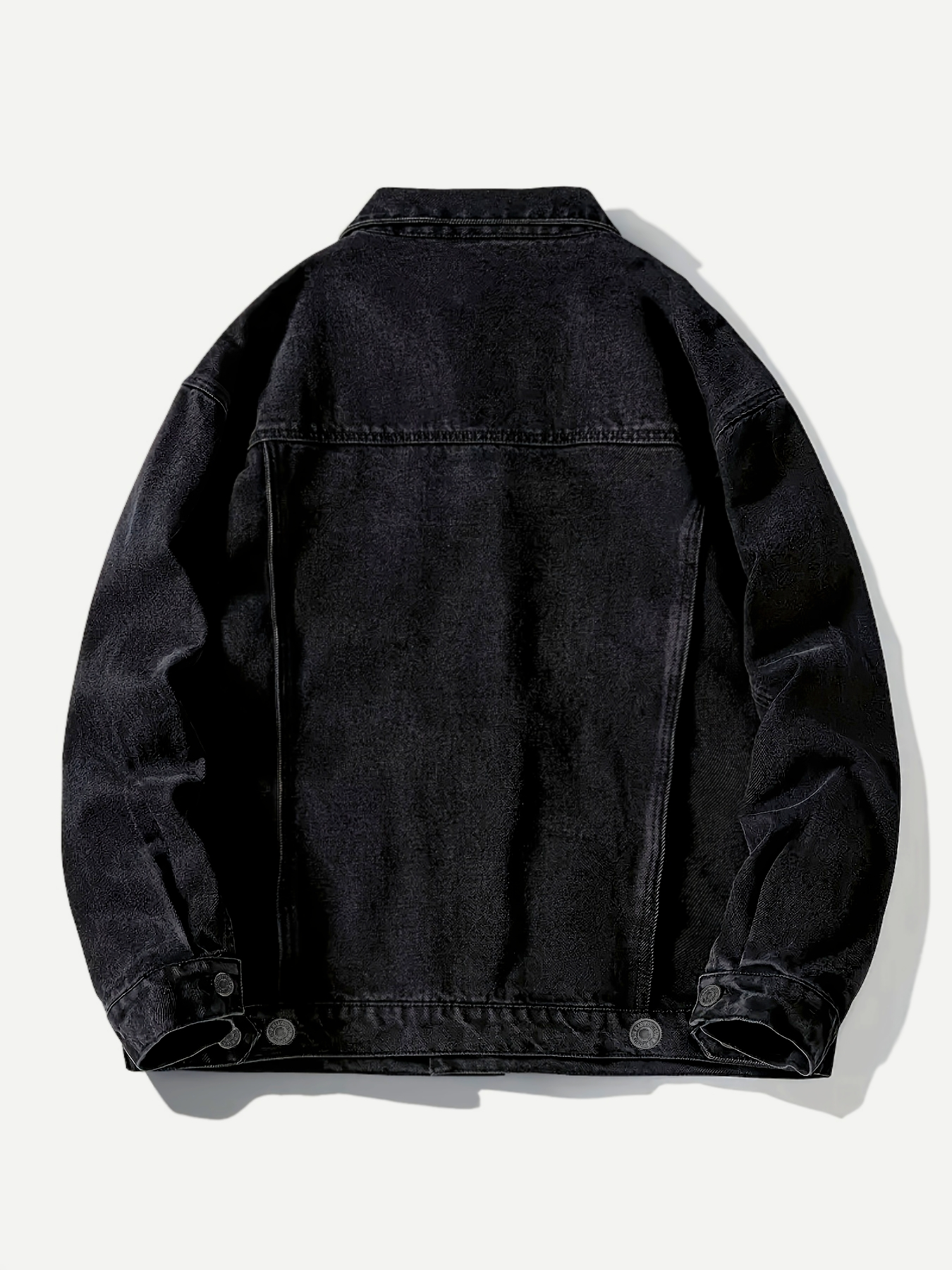 Men's American Retro Trendy Heavyweight Cargo Denim Jacket - Spring & Autumn Loose Oversized Casual Outerwear