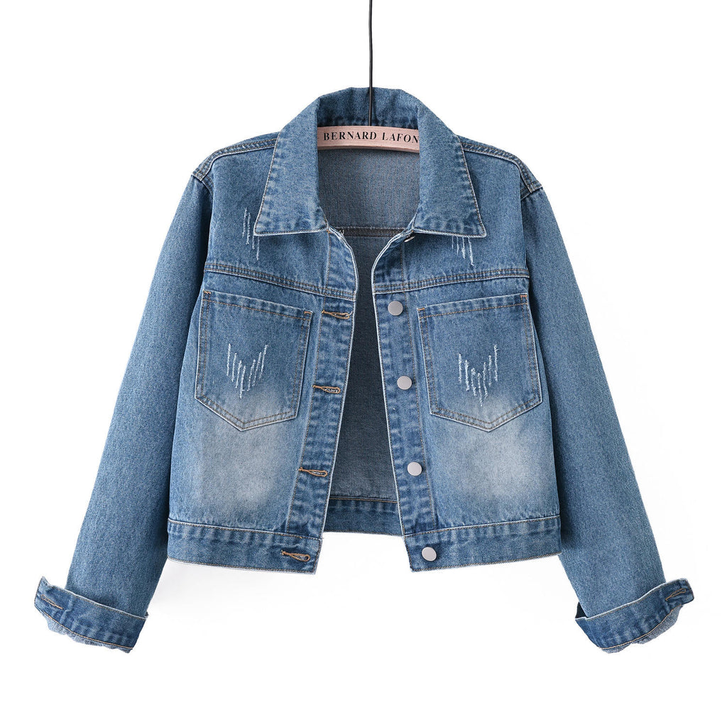 Women's Casual Denim Jacket - Fashion Style