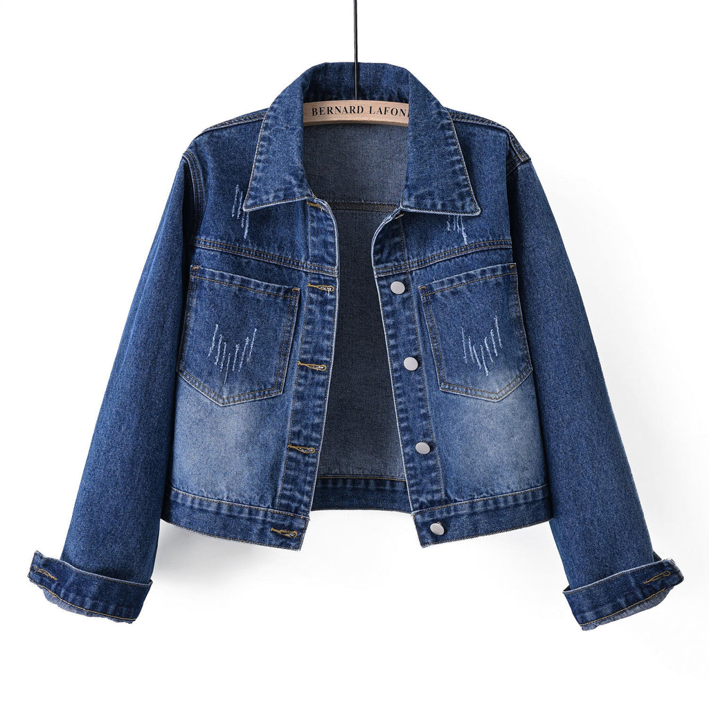 Women's Casual Denim Jacket - Fashion Style