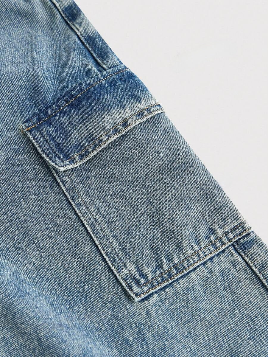 Women's Y2K American Aesthetic Patchwork Bowknot Straight-Leg Jeans - Loose Fit Long Pants